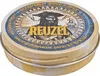 A close-up shot of a Reuzel Beard Balm Wood & Spice tin. Náhled obrázku produktu