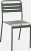 Set tavolo da giardino in acciaio con 4 sedie, 120cm, Verde Anteprima dell’immagine prodotto 4