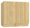 Küchenunterschrank 90 cm - Cremona-Eiche - Eckküchenschrank Produktbild-Vorschau 1