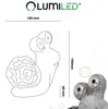 LUMILED Solar Schneck LED Gartenfigur Dekorative Produktbild-Vorschau 6