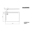 Kaldewei 386000010231 DW SUPERPLAN Mod.1860-1, 1000 x 1400, Produktbild-Vorschau 2