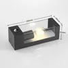 Lindby Außenwandlampe Tilian, Sensor, Höhe 25 cm, anthrazit Produktbild-Vorschau 4