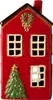 Teelichthaus Lichterhaus Nyhavn 20cm Rot Schwarz Keramik Produktbild-Vorschau 2