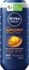 NIVEA MEN Pflegedusche 3in1 Duschgel Sport Körper Gesicht Produktbild-Vorschau 2