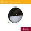 A product image showing a solar LED outdoor wall light with dimensions and warranty information. Náhled obrázku produktu