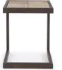 Hocker Blocks 36 x 32 x 47 cm Fichte Stahl Natur Schwarz Produktbild-Vorschau 1