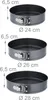 Relaxdays Springform Set, 3 runde Backformen, Ø 24, 26, 28 Produktbild-Vorschau 6