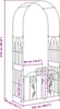vidaXL Arco da giardino nero, 102 x 50 x 218 cm, acciaio Anteprima dell’immagine prodotto 8