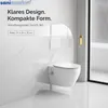 sanicomfort NERI Dusch-WC-Set, wandhängend, spülrandlos, Produktbild-Vorschau 4