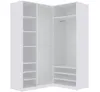Marmex TRES03 Weiß Kleiderschrank mit Einlegeböden und Produktbild-Vorschau 7