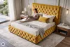 riess-ambiente Doppelbett PARIS 160x200cm senfgelb Samt Produktbild-Vorschau 12