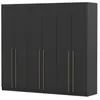 Drehtürenschrank Kleiderschrank Schrank 230 cm Produktbild-Vorschau 2