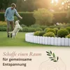 Floranica Beetumrandung Beeteinfassung 20 x 100 cm Weiß Produktbild-Vorschau 6
