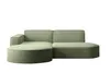 A modular sofa with a chaise lounge on a white background. Produktbild-Vorschau