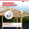 GeZu Impex Pfostenecke 3 Balken T-Model 121 x 121 mm Produktbild-Vorschau 6