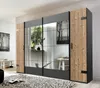 Wimex Stockholm Schwebetürenschrank Graphit/Silver Fir mit Produktbild-Vorschau 4
