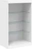 Sideboard mit LED-Leuchten Weiß 181,5x37x100 cm Produktbild-Vorschau 9