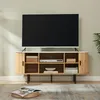 Meuble TV « Tvedestrand » avec 2 portes 140 x 40 x 55 cm Voir les images du produit 2
