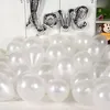 Białe perłowe balony 10 sztuk – 27 cm balony lateksowe i Podgląd zdjęcia produktu 8