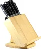 A set of knives in a wooden block, presented against a white background. Náhľad obrázku produktu
