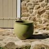 Provencelia Keramik Pflanzkübel Newton Olive, Ø35 x H44 cm, Produktbild-Vorschau 4