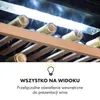 Klarstein chłodziarka do wina, 2 strefy, 132 l, do Podgląd zdjęcia produktu 6