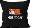Kissen-Bezug Not Today Kissen-Hülle Chillen Faulenzer Produktbild-Vorschau 1