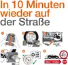 An instructional diagram showing how to use a tire inflator. Produktbild-Vorschau