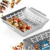 Vilde | Panier de barbecue en acier inoxydable - 22x18,5x6 Voir les images du produit 12