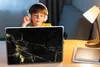 MuchoWow® Laptop Aufkleber Sticker Cover Marmor - Schwarz - Produktbild-Vorschau 3