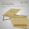 HAGO24 Laptoptisch 54x34cm Bambus Lapdesk Notebooktisch Produktbild-Vorschau 3