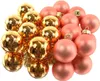 Christbaum-Mini-Kugeln Warm Orange Ø 3,5 cm aus Glas - 16er Produktbild-Vorschau 1