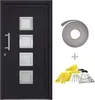 Porte d'ingresso vidaXL antracite 88x200 cm Anteprima dell’immagine prodotto 1
