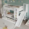 Dětská palanda 90x200, bílá, vyrobená z borovice, MDF a Náhled obrázku produktu 6