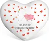 Mr. & Mrs. Panda Dekokissen Einhorn Schwein - Weiß - Produktbild-Vorschau 1