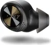 A close-up studio shot of a single black wireless earbud. Produktbild-Vorschau
