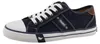 Mustang Herren Canvas Sneaker Blau Voir les images du produit 10