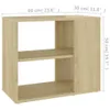 vidaXL Stolik boczny dąb sonoma 60x30x50 cm materiał Podgląd zdjęcia produktu 12