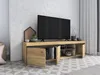 NATURALE Mobile TV ,colore Rovere e Nero, 2 porte e 2 Anteprima dell’immagine prodotto 3