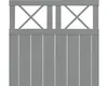 Zaun Hauptelement Konsta Provence 180 x 180 cm basaltgrau Produktbild-Vorschau 2