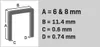 Vonroc Heftklammern 6 & 8 mm für Elektrotacker - Universal Produktbild-Vorschau 3