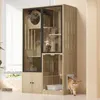Flieks kattenhuis, kattenvilla met krabpaal, kattenkooi, Productafbeelding-voorbeeld 1