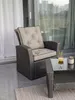 Stuhlkissen 2er Set 50x50 cm 10 cm dick wasserabweisend mit Produktbild-Vorschau 2