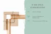 A diagram illustrating a 19mm plug-screw system for wooden structures, with accompanying text describing features. Produktbild-Vorschau