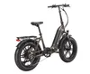 A studio shot of a folding electric bicycle against a white background. Produktbild-Vorschau