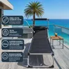 Sonnenliege MAUI Sonnendach Gartenliege Liegestuhl Produktbild-Vorschau 4
