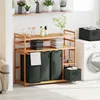 ADEL DREAM Wäschekorb 5 Fächer 2 Regale Wäschesammler 190L Produktbild-Vorschau 6
