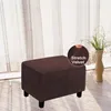 Stretch Ottomane Bezug Hocker Hussen Fußhocker Schutzbezüge Produktbild-Vorschau 3