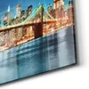 DEQORI Glasbild Echtglas 60x30 cm 'Lichter von Brooklyn' Produktbild-Vorschau 5