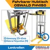 Fahrbarer Hubtisch mit Gabeln und Plattform 400 kg, 1,5 m Produktbild-Vorschau 5